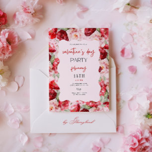 Valentijnsdag Feest Uitnodiging