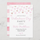 Valentijnsdag Feest Uitnodiging (Voorkant / Achterkant)