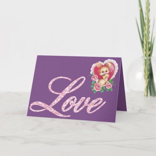 Valentijnsdag Feestdagen Kaart (Voorkant)