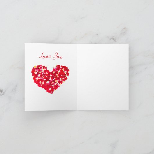 Valentijnsdag Feestdagen Kaart (Binnen)