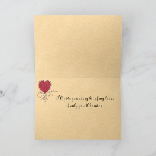  Valentijnsdag Feestdagen Kaart (Binnen)