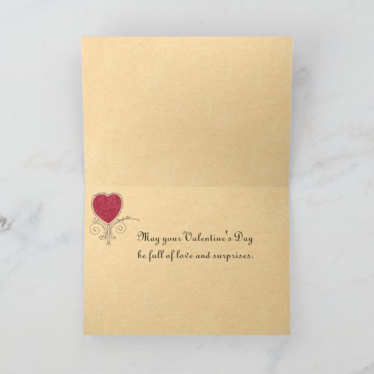  Valentijnsdag Feestdagen Kaart (Binnen)