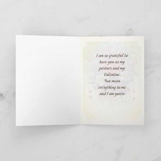 Valentijnsdag Feestdagen Kaart (Binnen)