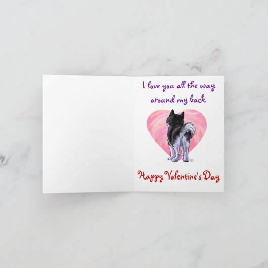 Valentijnsdag Feestdagen Kaart (Binnen)