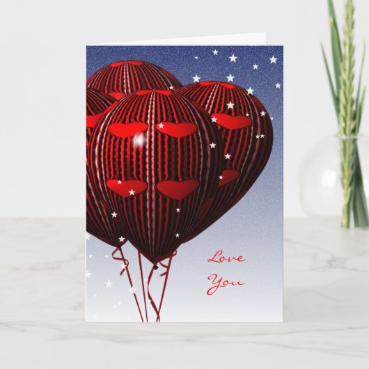 Valentijnsdag  feestdagen kaart (Voorkant)