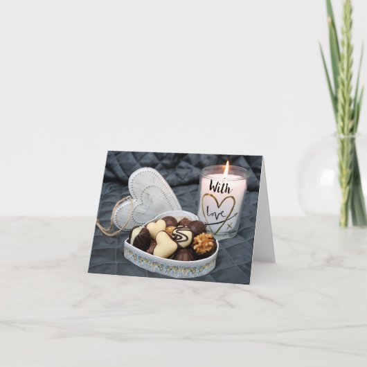 Valentijnsdag  feestdagen kaart (Voorkant)