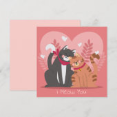 Valentijnsdag Feestdagenkaart (Voorkant / Achterkant)