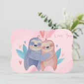 Valentijnsdag Feestdagenkaart (Staand voorkant)