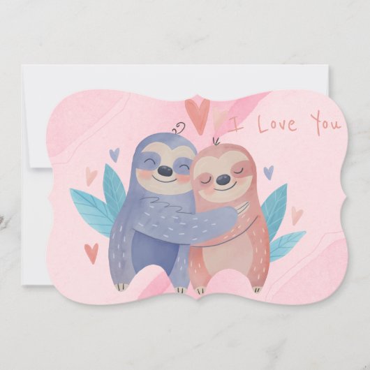 Valentijnsdag Feestdagenkaart (Voorkant)