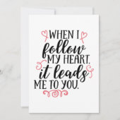 Valentijnsdag Feestdagenkaart (Voorkant)