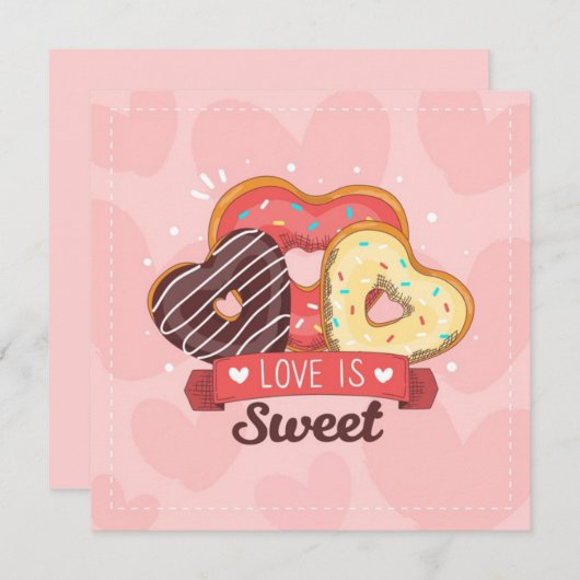 Valentijnsdag Feestdagenkaart (Voorkant / Achterkant)