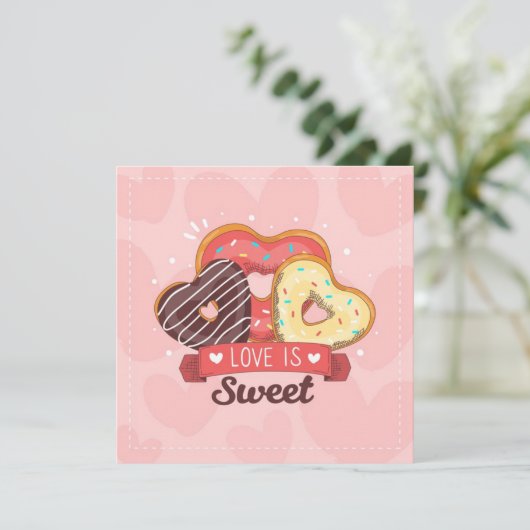 Valentijnsdag Feestdagenkaart (Staand voorkant)