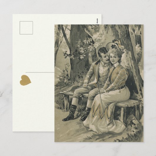  Valentijnsdag Feestdagenkaart (Voorkant / Achterkant)