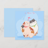 Valentijnsdag Feestdagenkaart (Voorkant / Achterkant)