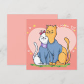 Valentijnsdag Feestdagenkaart (Voorkant / Achterkant)