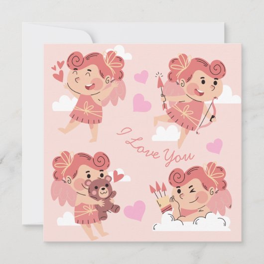Valentijnsdag Feestdagenkaart (Voorkant)