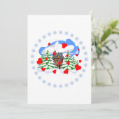 Valentijnsdag Feestdagenkaart (Staand voorkant)