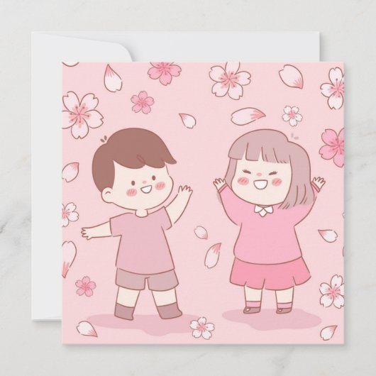 Valentijnsdag Feestdagenkaart (Voorkant)