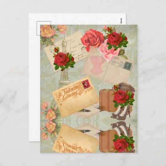 Valentijnsdag Feestdagenkaart (Voorkant / Achterkant)