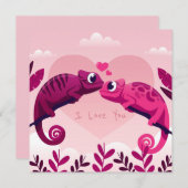 Valentijnsdag Feestdagenkaart (Voorkant / Achterkant)