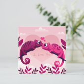 Valentijnsdag Feestdagenkaart (Staand voorkant)