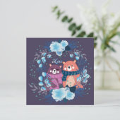 Valentijnsdag Feestdagenkaart (Staand voorkant)