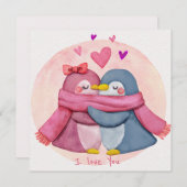 Valentijnsdag Feestdagenkaart (Voorkant / Achterkant)