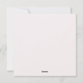 Valentijnsdag Feestdagenkaart (Achterkant)