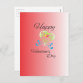 Valentijnsdag Feestdagenkaart (Voorkant / Achterkant)