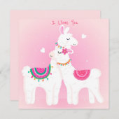 Valentijnsdag Feestdagenkaart (Voorkant / Achterkant)