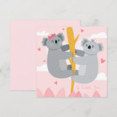 Valentijnsdag Feestdagenkaart (Voorkant / Achterkant)