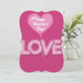 Valentijnsdag Feestdagenkaart (Staand voorkant)