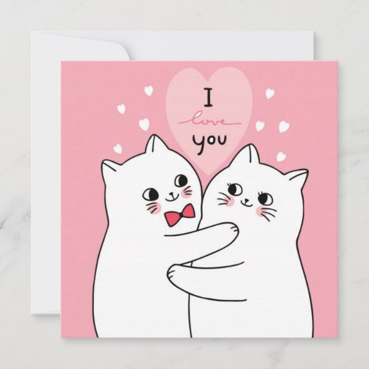 Valentijnsdag Feestdagenkaart (Voorkant)