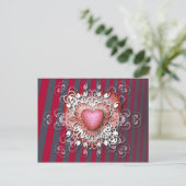 Valentijnsdag Feestdagenkaart (Staand voorkant)