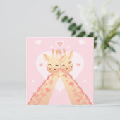 Valentijnsdag Feestdagenkaart (Staand voorkant)