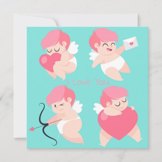 Valentijnsdag Feestdagenkaart (Voorkant)