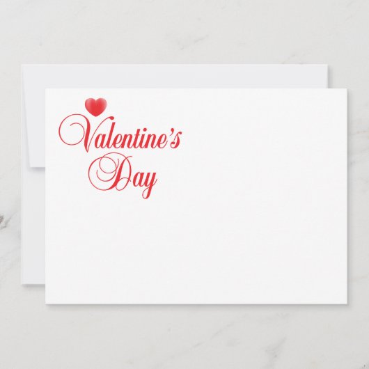 Valentijnsdag Feestdagenkaart (Voorkant)