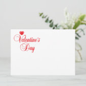 Valentijnsdag Feestdagenkaart (Staand voorkant)