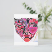 Valentijnsdag Feestdagenkaart (Staand voorkant)