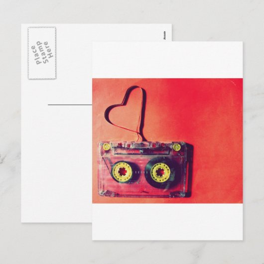 valentijnsdag feestdagenkaart (Voorkant / Achterkant)