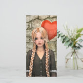 Valentijnsdag Feestdagenkaart (Staand voorkant)