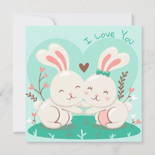 Valentijnsdag Feestdagenkaart (Voorkant)