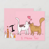 Valentijnsdag Feestdagenkaart (Voorkant / Achterkant)