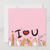 Valentijnsdag Feestdagenkaart (Achterkant)