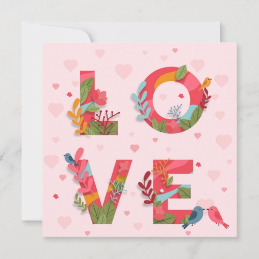 Valentijnsdag Feestdagenkaart (Voorkant)
