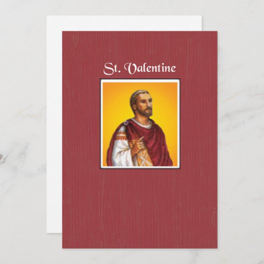 Valentijnsdag Feestdagenkaart (Voorkant / Achterkant)