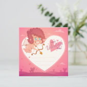 Valentijnsdag Feestdagenkaart (Staand voorkant)