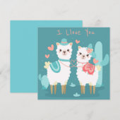 Valentijnsdag Feestdagenkaart (Voorkant / Achterkant)