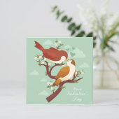 Valentijnsdag Feestdagenkaart (Staand voorkant)