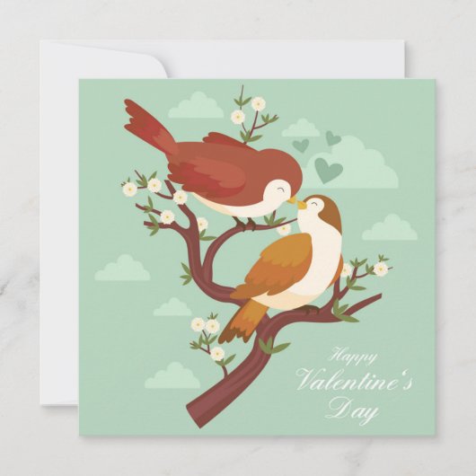 Valentijnsdag Feestdagenkaart (Voorkant)